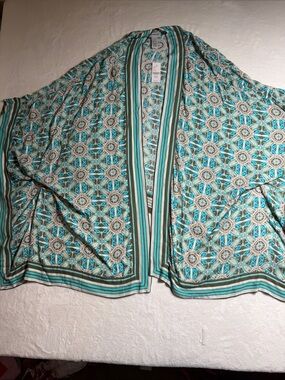 Catherines Spring Water Bohemian Open-Front Kimono